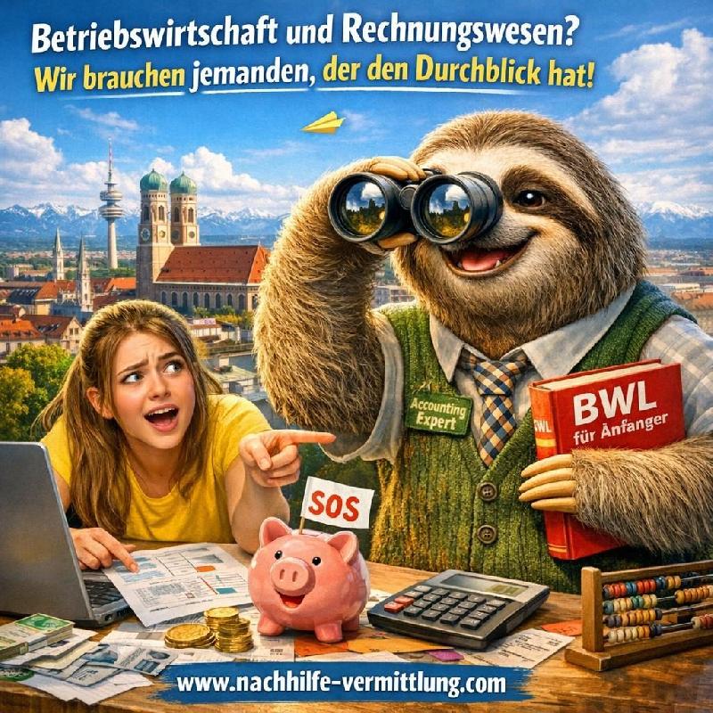 Nachhilfe Betriebswirtschaftslehre, Rechnungswesen, BWR, Betriebswirtschaft, Buchführung, Accounting München Nachhilfe Betriebswirtschaftslehre, Rechnungswesen, BWR, Betriebswirtschaft, Buchführung, Accounting München