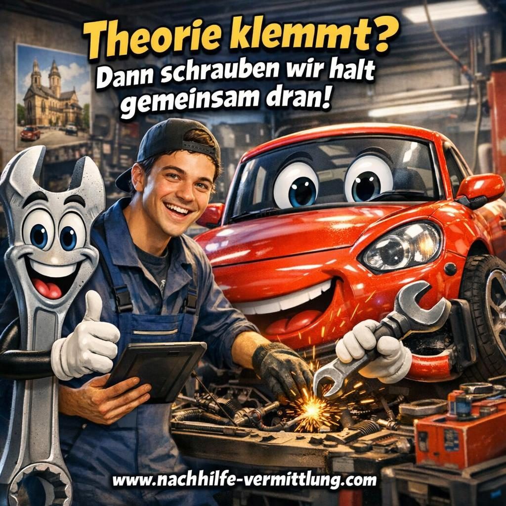 Nachhilfe KFZ-Technik, Fahrzeugtechnik, Mechatronik, Kfz-Mechatronik Neuss