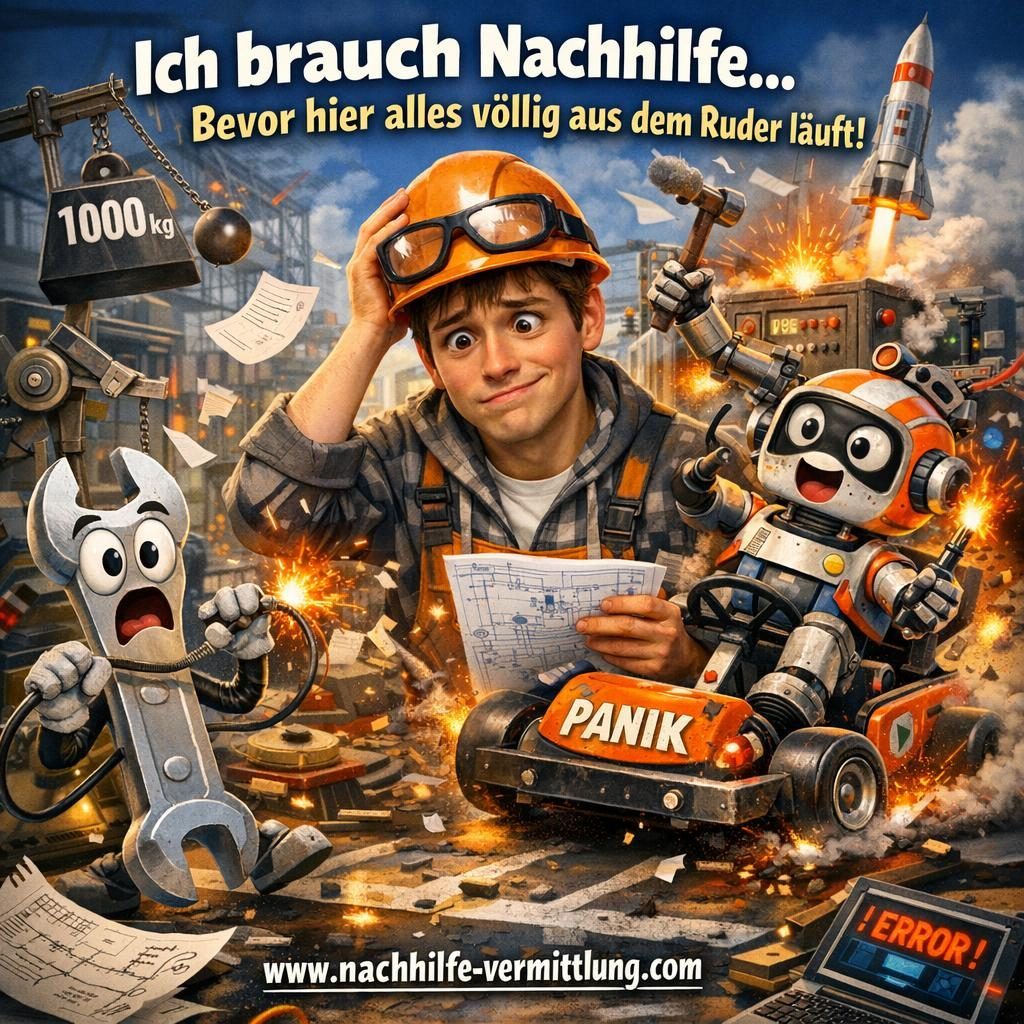 Nachhilfe Metallbau, Metalltechnik, Automatisierungstechnik, Physik, CAD, Mechanik, Schaltplanerstellung Duisburg