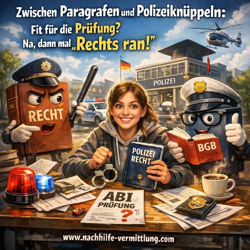 Nachhilfe Recht, Polizeirecht, Polizei und Recht, Rechtswissenschaften Tönisvorst