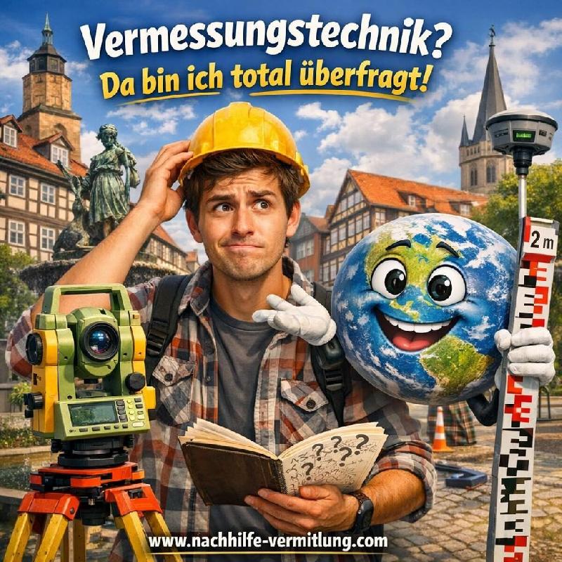 Nachhilfe Vermessungstechnik, Geodäsie, Messtechnik, Ingenieurvermessung Göttingen